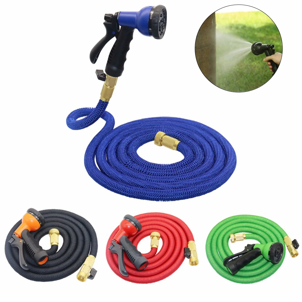 25FT-75FT Flexible Garden Hose Expandable Water Hose Pipe Watering Spray Gun Set Car Watering Hose with Spray Gun Watering Kit
25FT-75FT Flexible Garden Hose Expandable Water Hose Pipe Watering Spray Gun Set Car Watering Hose with Spray Gun Watering Kit