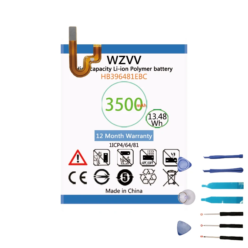 wzvv 3500mAh HB396481EBC for Huawei Ascend G7 PLUS Honor 5X G8 G8X RIO L03 -UL00/TL00/AL00 battery
wzvv 3500mAh HB396481EBC for Huawei Ascend G7 PLUS Honor 5X G8 G8X RIO L03 -UL00/TL00/AL00 battery