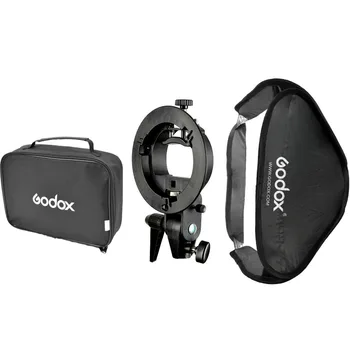 GODOX Floading Adjustable Godox 60 x 60cm Flash Softbox Kit with S-Type Bracket Bowen Mount Holder For Camera Photo Studio 
GODOX Floading Adjustable Godox 60 x 60cm Flash Softbox Kit with S-Type Bracket Bowen Mount Holder For Camera Photo Studio