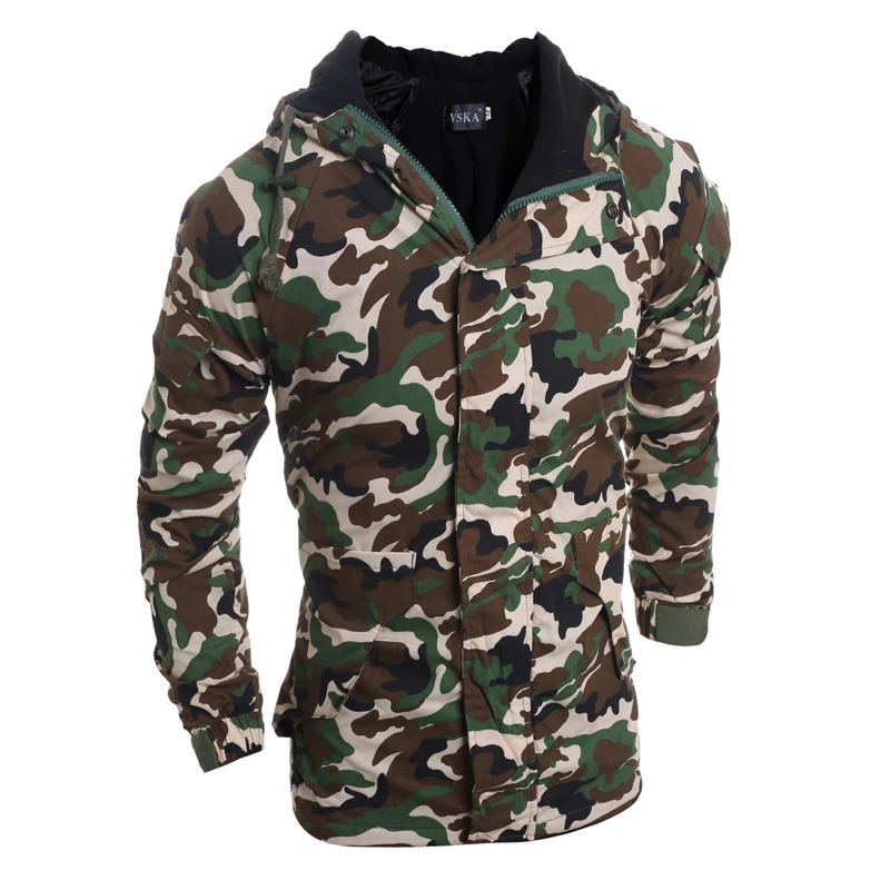 Men Jacket 2018 New Cotton Slim Zipper Camouflage Men'S Hooded Coat Male Jaqueta Masculina Pilot Outerwear Jackets XXL
Men Jacket 2018 New Cotton Slim Zipper Camouflage Men'S Hooded Coat Male Jaqueta Masculina Pilot Outerwear Jackets XXL