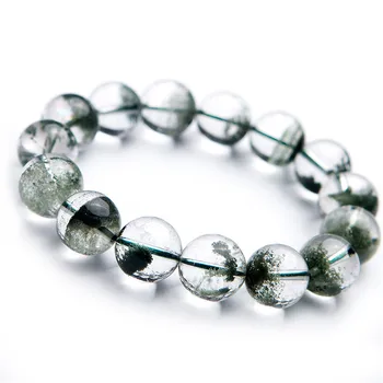 Genuine Natural Green Phantom Quartz Gemstone Stretch Bracelets For Women Men 14mm Clear Healing Crystal Round Bead Bracelet
Genuine Natural Green Phantom Quartz Gemstone Stretch Bracelets For Women Men 14mm Clear Healing Crystal Round Bead Bracelet