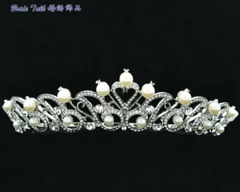 Really Austrian Rhinestone Crystals Imitated Pearl Clear Floral Bridal Wedding Tiara Crown SHA8619
Really Austrian Rhinestone Crystals Imitated Pearl Clear Floral Bridal Wedding Tiara Crown SHA8619