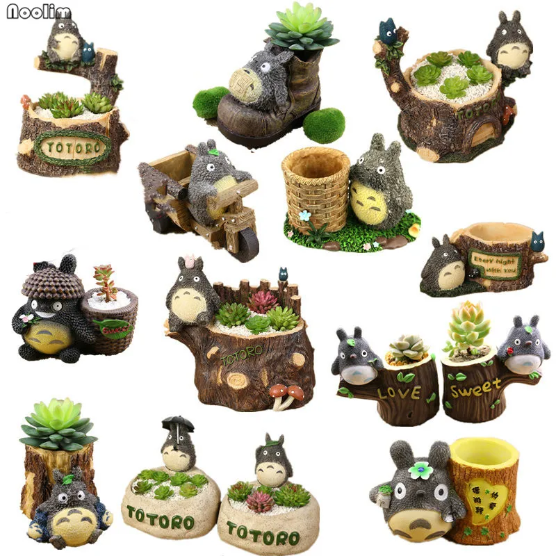 Resin Succulents Flower Pot Cartoon Animal Creative Totoro Flower Pot Green Plants Container Home Office Garden Decoration
Resin Succulents Flower Pot Cartoon Animal Creative Totoro Flower Pot Green Plants Container Home Office Garden Decoration