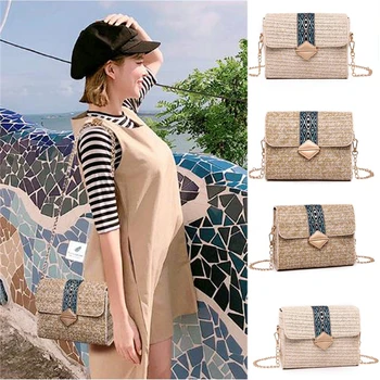 Fashion Crossbody Bag For Women 2019 Summer Straw Shoulder Bags Rattan Bag HandWoven Beach Purses and Handbags
Fashion Crossbody Bag For Women 2019 Summer Straw Shoulder Bags Rattan Bag HandWoven Beach Purses and Handbags