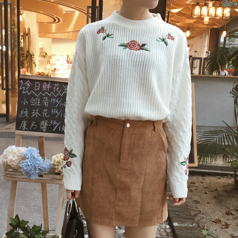 harajuku 2019 pullover women sweaters winter coats ugly korean retro roses embroidery vintage knitted oversized sweater women
harajuku 2019 pullover women sweaters winter coats ugly korean retro roses embroidery vintage knitted oversized sweater women