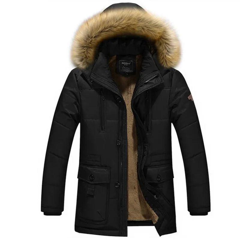 2019 Men Winter long Jacket Warm Parka Thicken Fleece Padded slim fit Coat Snow Windbreaker Male Overcoat Plus Size 4XL 5XL
2019 Men Winter long Jacket Warm Parka Thicken Fleece Padded slim fit Coat Snow Windbreaker Male Overcoat Plus Size 4XL 5XL