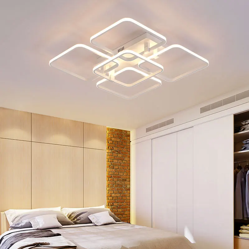 Square Modern Hanging Light Fixtures LED Ceiling Lights Living Room Bedroom Kitchen Led Light Ceiling Room light Free Shipping
Square Modern Hanging Light Fixtures LED Ceiling Lights Living Room Bedroom Kitchen Led Light Ceiling Room light Free Shipping