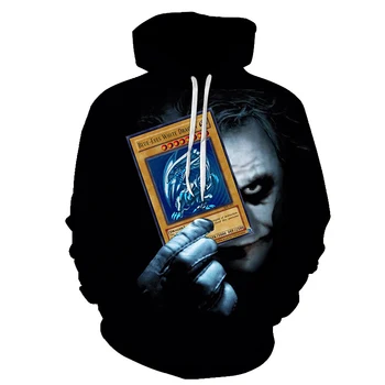 Harajuku Casual Cartoon Hoodies 3D Print Super Villain Role Clown Playing Card Jackets Hoodie Unisex Fashion Pullover Sweatshirt
Harajuku Casual Cartoon Hoodies 3D Print Super Villain Role Clown Playing Card Jackets Hoodie Unisex Fashion Pullover Sweatshirt