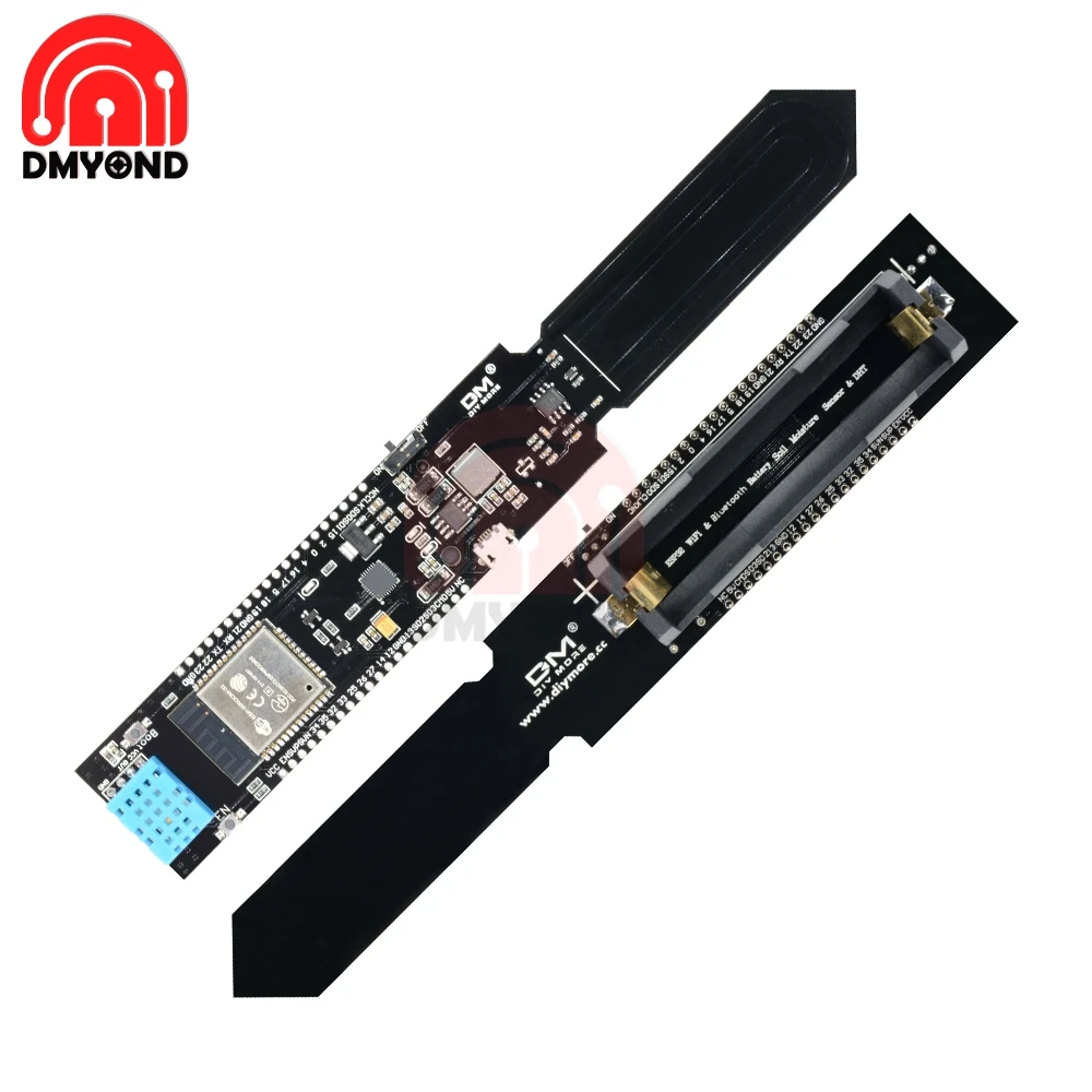 DHT11 WiFi ESP32 CP2104 BLE Bluetooth Soil Temperature Humidity Sensor 18650 Battery Shield Module For Arduino For Nodumcu
DHT11 WiFi ESP32 CP2104 BLE Bluetooth Soil Temperature Humidity Sensor 18650 Battery Shield Module For Arduino For Nodumcu