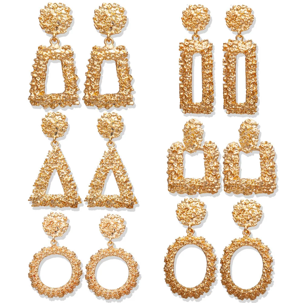 2019 Trendy Statement Dangle Earrings for Women Fashion Vintage Metal Geometric Big Gold long femme Drop earrings Boho Jewelry
2019 Trendy Statement Dangle Earrings for Women Fashion Vintage Metal Geometric Big Gold long femme Drop earrings Boho Jewelry