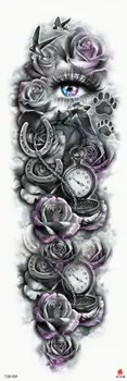 Full Arm Tatoo Sticker Fake Tattoo Eye Clock Rose Bird Large Size Waterproof Temporary Flash Tatto Stickers Dleeve for Men Women
Full Arm Tatoo Sticker Fake Tattoo Eye Clock Rose Bird Large Size Waterproof Temporary Flash Tatto Stickers Dleeve for Men Women