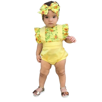 2019 Summer Toddler Kids Baby Girls Sunflower Romper Sleeveless Belt Bow Princess Girls Jumpsuit Playsuit Sunsuit Clothes
2019 Summer Toddler Kids Baby Girls Sunflower Romper Sleeveless Belt Bow Princess Girls Jumpsuit Playsuit Sunsuit Clothes
