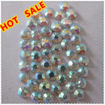 

dmc hot fix flat back crystal size ss20 crystal ab with 1440 pcs per pack ;hot fix stones in good one with cheap price