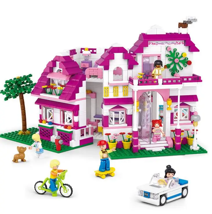 City Series Pink Street Model Store Shop Bricks Intelligence Toys Building Block Fancy Toy Compatible All
City Series Pink Street Model Store Shop Bricks Intelligence Toys Building Block Fancy Toy Compatible All