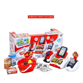 Children Pretend Play Toys Classic Supermarket Cash Register Kits for Kids Logical Thinking Ability Development
Children Pretend Play Toys Classic Supermarket Cash Register Kits for Kids Logical Thinking Ability Development