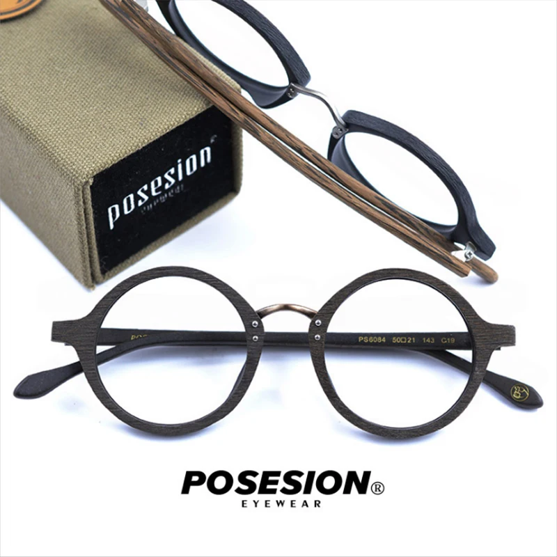 POSESION Optical Eyeglasses Frame Men Women Retro Round Computer Eye Glasses Spectacle Frame For Clear Lens Male Eyewear PS6084
POSESION Optical Eyeglasses Frame Men Women Retro Round Computer Eye Glasses Spectacle Frame For Clear Lens Male Eyewear PS6084