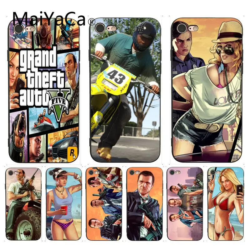 MaiYaCa GTA 5 Retrospective Silicon Phone Case For iphone 6 7 8 X and 7 8 6s plus and iphone XS XR 6s
MaiYaCa GTA 5 Retrospective Silicon Phone Case For iphone 6 7 8 X and 7 8 6s plus and iphone XS XR 6s