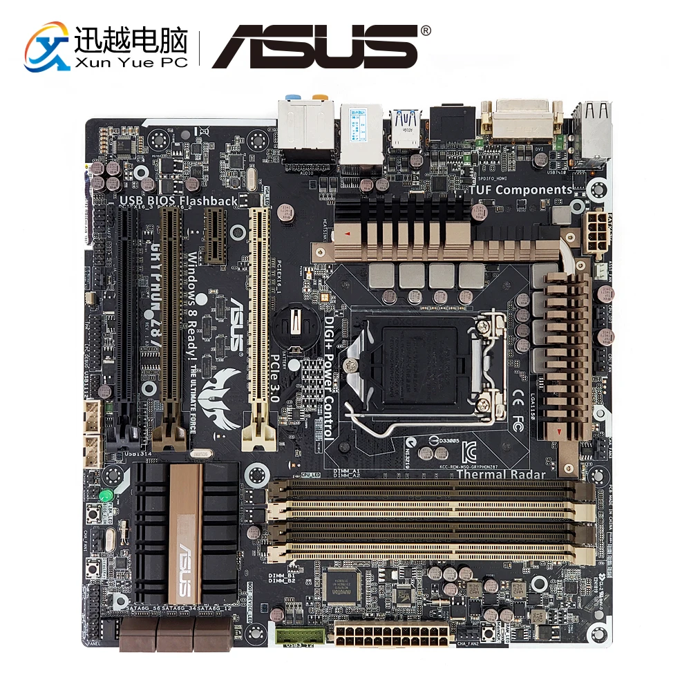 Asus GRYPHON Z87 Desktop Motherboard Z87 Socket LGA 1150 i7 i5 i3 DDR3 32G SATA3 USB3.0 DVI HDMI Micro-ATX
Asus GRYPHON Z87 Desktop Motherboard Z87 Socket LGA 1150 i7 i5 i3 DDR3 32G SATA3 USB3.0 DVI HDMI Micro-ATX