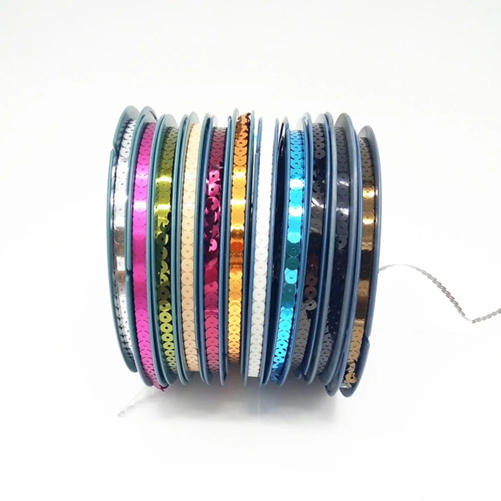 12pcs Garments spare parts sequins roll disk reel 7mm flat glitter Sequins length 95meters per reel for sale
12pcs Garments spare parts sequins roll disk reel 7mm flat glitter Sequins length 95meters per reel for sale