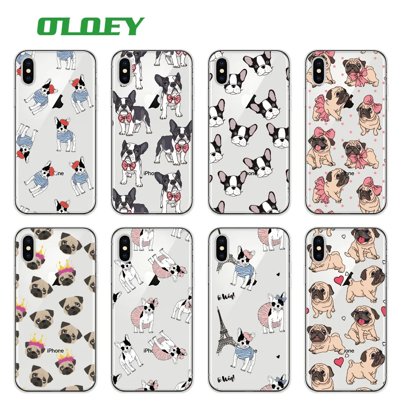 Cute Puppy Pug Bunny Cat Princess Meow French Bulldog Soft Phone Case Funda For iPhone 11 Pro 7Plus 6 6S 8 8plus X XS Max
Cute Puppy Pug Bunny Cat Princess Meow French Bulldog Soft Phone Case Funda For iPhone 11 Pro 7Plus 6 6S 8 8plus X XS Max