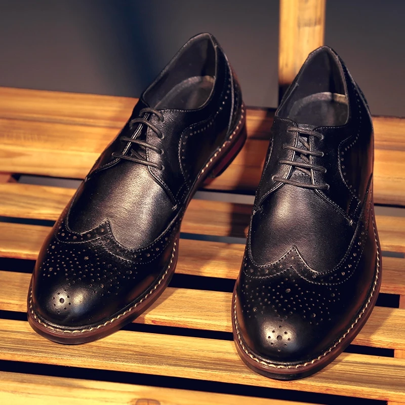 MYCOLEN British Style Genuine Leather Shoe Handmade Man Lace Up Brogue Shoes Fashion Wedding Shoes Male Sapatos Masculinos
MYCOLEN British Style Genuine Leather Shoe Handmade Man Lace Up Brogue Shoes Fashion Wedding Shoes Male Sapatos Masculinos