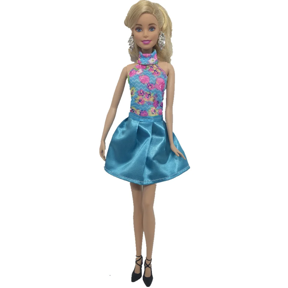 NK 1 Set Doll Dress Casual Daily Colthes Fashion Skirt Party Gown For Barbie Doll Accessories For Girl's Best Gift G098
NK 1 Set Doll Dress Casual Daily Colthes Fashion Skirt Party Gown For Barbie Doll Accessories For Girl's Best Gift G098