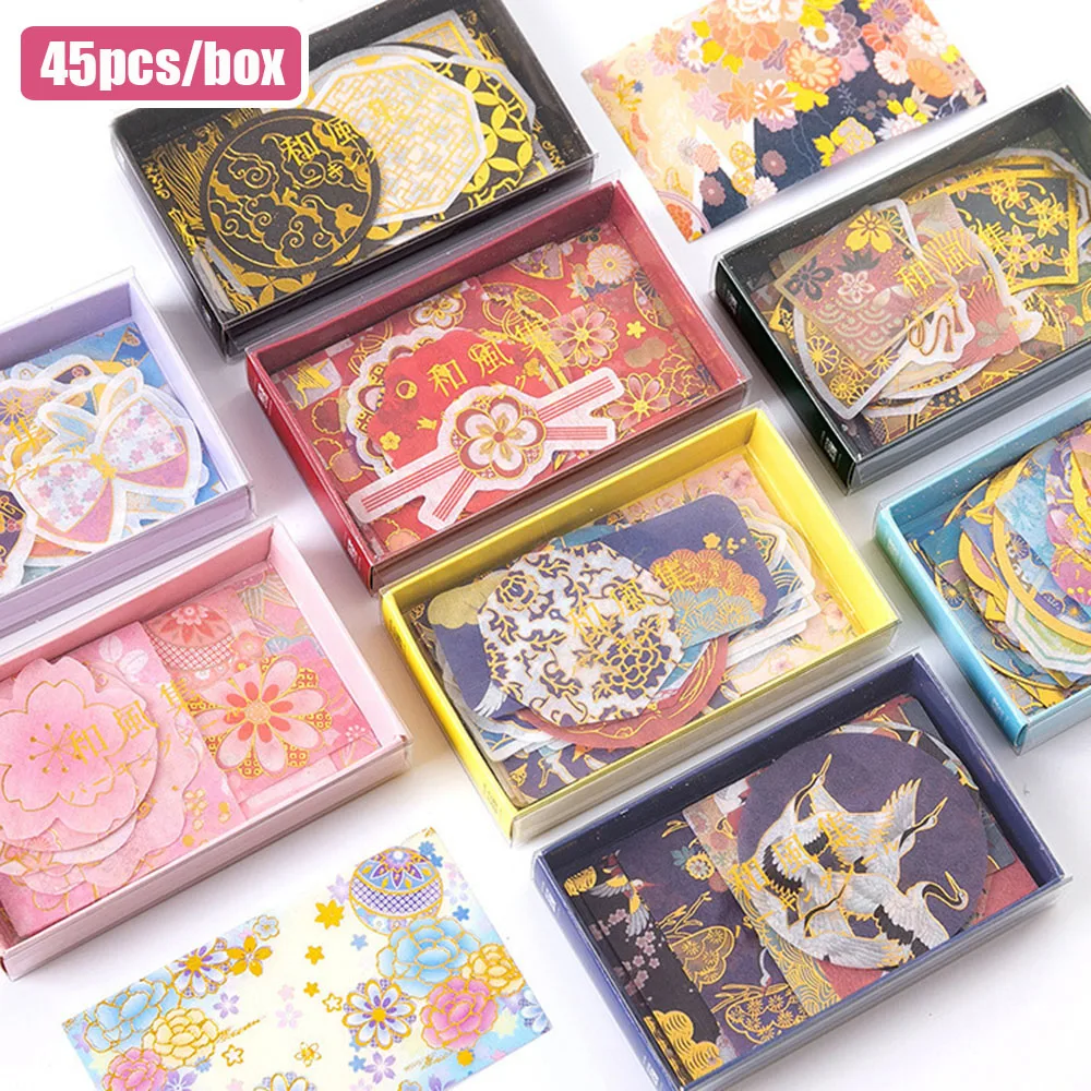 45pcs/Pack PET Boxed Stickers And Wind Collection Series 8 Japanese Antique DIY Stationery Stickers Photo Album Decor
45pcs/Pack PET Boxed Stickers And Wind Collection Series 8 Japanese Antique DIY Stationery Stickers Photo Album Decor