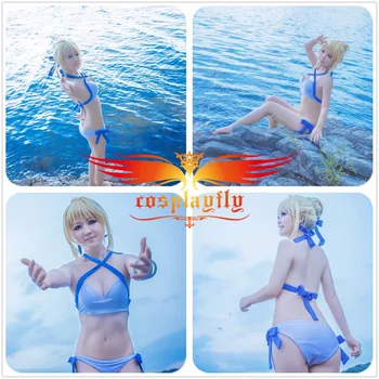 Fate/Apocrypha Saber Cosplay Costume Sexy Halter Neck Bikini Swimsuit Suits Swimwear Bathing Suit Woman Adult Girl Bow Hairpin
Fate/Apocrypha Saber Cosplay Costume Sexy Halter Neck Bikini Swimsuit Suits Swimwear Bathing Suit Woman Adult Girl Bow Hairpin