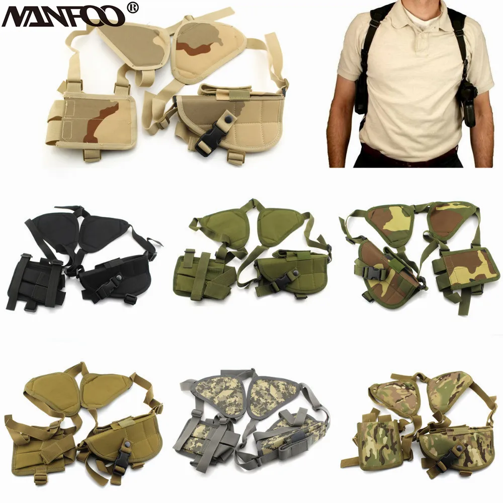 6 Colors Available Military Tactical Men's Gun Shoulder Holster Shotgun Pistol Gun Holster Hunting Magazine Pouch Holster Nylon
6 Colors Available Military Tactical Men's Gun Shoulder Holster Shotgun Pistol Gun Holster Hunting Magazine Pouch Holster Nylon