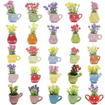 1Pc Mini Artificial Plant Flower Pot Bonsai Model Dollhouse Miniature Landscape Household Table Desk Decor
1Pc Mini Artificial Plant Flower Pot Bonsai Model Dollhouse Miniature Landscape Household Table Desk Decor