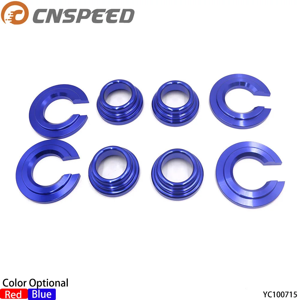 

CNSPEED Auto Car Bushing Collars Set For Nissan S13/S14/Z32 Subframe Bushing Collars Red Blue Gold YC100715