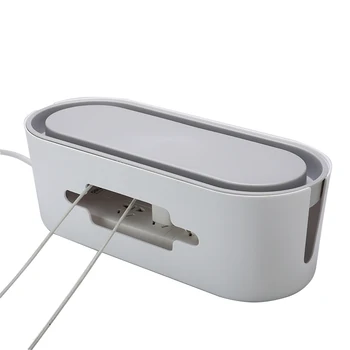 New Hard Plastic Power Strip Storage Box Cable Winder Organizer Cable Management Box with Holder and Cover for Adapter Line/USB 
New Hard Plastic Power Strip Storage Box Cable Winder Organizer Cable Management Box with Holder and Cover for Adapter Line/USB