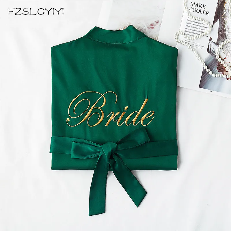 FZSLCYIYI Chinese Women Rayon Embroidery Bride Bridesmaid Kimono Bathrobe Dress Sexy Sleep Nightshirt Sleepwear Wedding Robes
FZSLCYIYI Chinese Women Rayon Embroidery Bride Bridesmaid Kimono Bathrobe Dress Sexy Sleep Nightshirt Sleepwear Wedding Robes