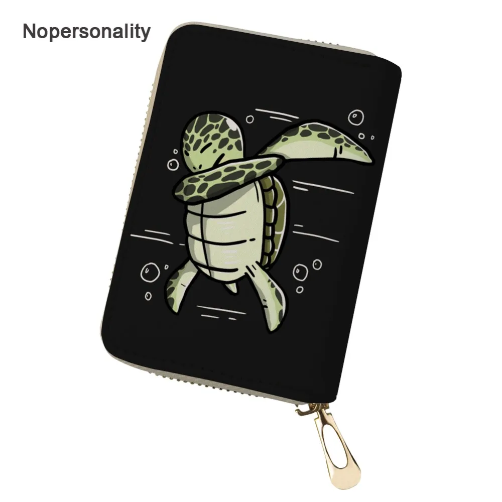 Nopersonality Small Credit Card Holders Leather Sea Turtle Print Zipper ID Card Wallets Function 18 Bits Card Case for Women Men
Nopersonality Small Credit Card Holders Leather Sea Turtle Print Zipper ID Card Wallets Function 18 Bits Card Case for Women Men