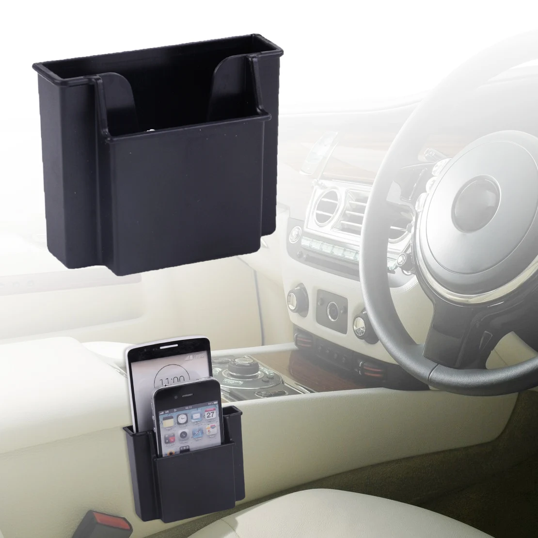 CITALL Multifunction Car Acc Double Layer Pocket Organizer Cell Phone Card Holder Storage Box
CITALL Multifunction Car Acc Double Layer Pocket Organizer Cell Phone Card Holder Storage Box