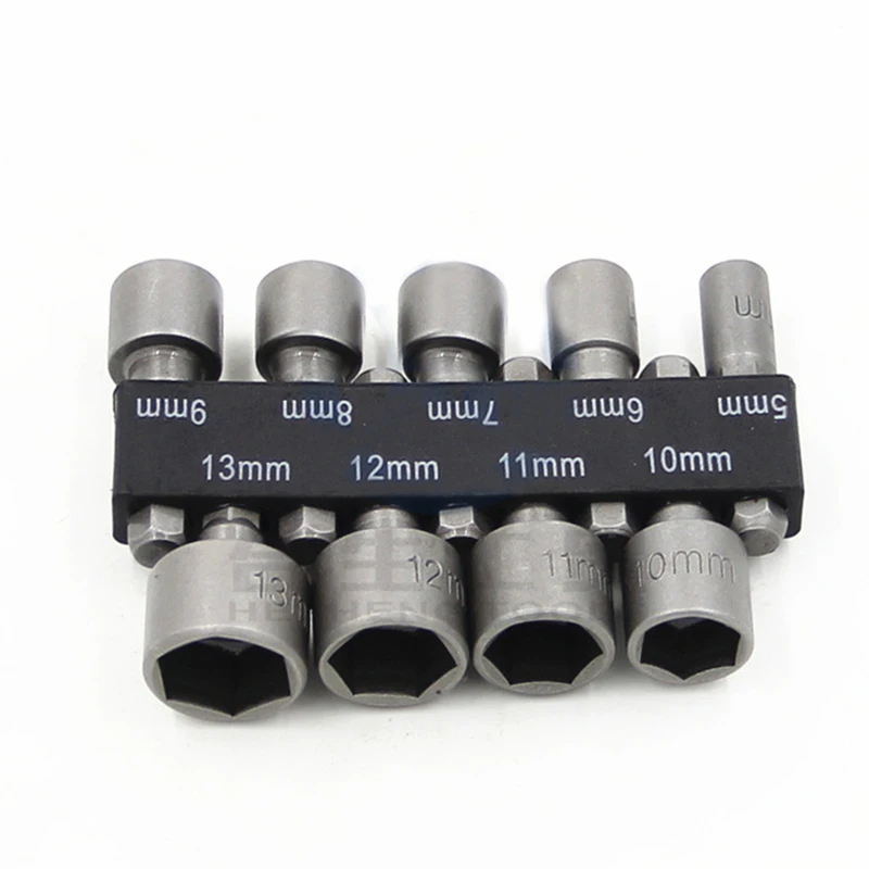 9pcs Power Nut Driver Set 5mm-13mm Hex 1/4" Shank Quick Change Power Nut Driver Bit Set Nutdrivers For Woodworking Power Tool
9pcs Power Nut Driver Set 5mm-13mm Hex 1/4" Shank Quick Change Power Nut Driver Bit Set Nutdrivers For Woodworking Power Tool