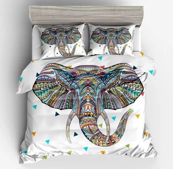 3D Bedding Sets Elephant Printed Queen Size 3Pcs Bedclothes Pillowcases Bed Sheet Duvet Cover Set Free Shipping Twin Full Queen
3D Bedding Sets Elephant Printed Queen Size 3Pcs Bedclothes Pillowcases Bed Sheet Duvet Cover Set Free Shipping Twin Full Queen