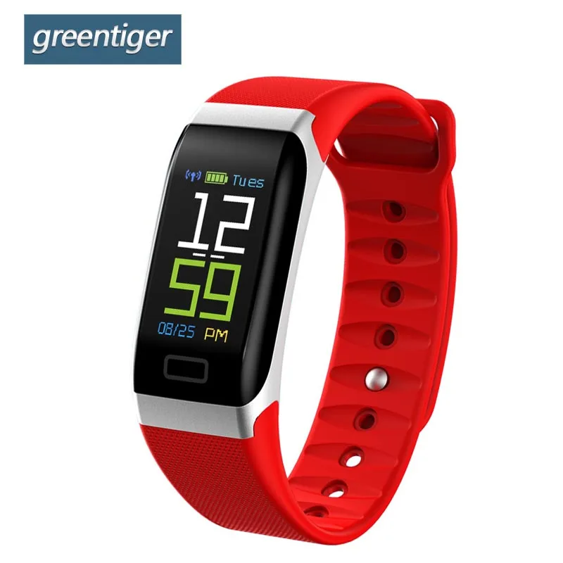 

Greentiger R7 Smart Band Heart Rate Monitor IP68 Waterproof Sports Wristband Calorie Blood Pressure Remote Camera bracelet