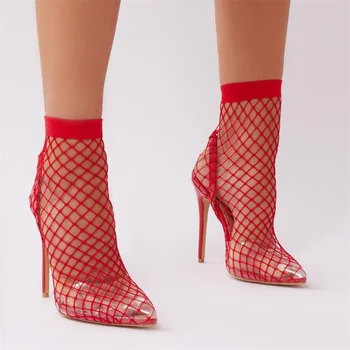 Spring and summer fashion women's shoes sexy mesh design high quality thin high heel pointed toe female sandals size 35-43
Spring and summer fashion women's shoes sexy mesh design high quality thin high heel pointed toe female sandals size 35-43