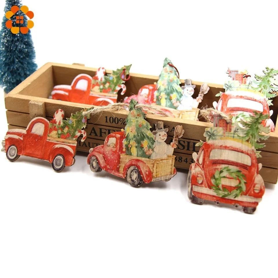 9PCS/Lot Creative Printed Car Christmas Gift Wooden Pendants Ornaments Wood Craft Kids Toys Christmas Tree Ornaments Decorations
9PCS/Lot Creative Printed Car Christmas Gift Wooden Pendants Ornaments Wood Craft Kids Toys Christmas Tree Ornaments Decorations