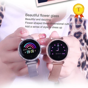 Smart Bracelet Women Luxury Smart Band fitness tracker Sports Bluetooth Watch 1.04 Inch Round Screen Stylish Smart Wristband
Smart Bracelet Women Luxury Smart Band fitness tracker Sports Bluetooth Watch 1.04 Inch Round Screen Stylish Smart Wristband