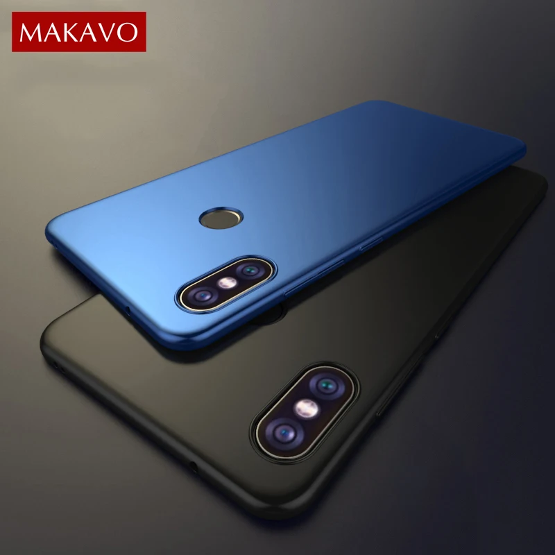 MAKAVO for Xiaomi Redmi 6 Pro Case Global Version Slim Matte PC Hard Back Cover Xiomi Redmi6 Mi A2 Lite Phone Cases |