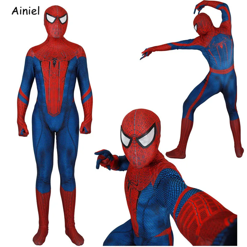 The Amazing Spider-man Cosplay Mask Spiderman Costume Zentai Bodysuit Suit Jumpsuit Super Heros Halloween Costume for Adult Kids
The Amazing Spider-man Cosplay Mask Spiderman Costume Zentai Bodysuit Suit Jumpsuit Super Heros Halloween Costume for Adult Kids