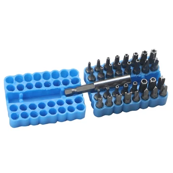 Tamper Proof Bit Set 33pc Torq Torx Hex Star Spanner Tri Wing Electric Screwdriver Magnetic Holder
Tamper Proof Bit Set 33pc Torq Torx Hex Star Spanner Tri Wing Electric Screwdriver Magnetic Holder