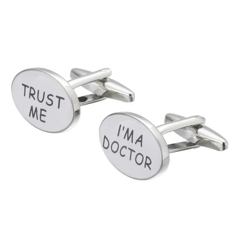 High quality enamel alphabet design Cufflinks menswear brand Silver Cufflinks cufflink doctor I high quality abotoaduras jewelry
High quality enamel alphabet design Cufflinks menswear brand Silver Cufflinks cufflink doctor I high quality abotoaduras jewelry