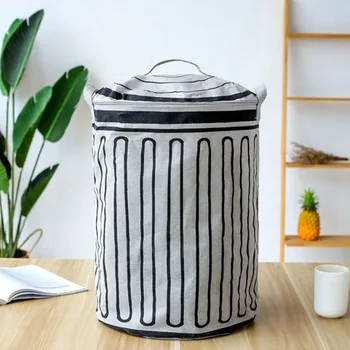 Round Zipper Hamper Novel European Cotton Linen Bucket Storage Storage Bin 
Round Zipper Hamper Novel European Cotton Linen Bucket Storage Storage Bin