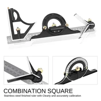 Combination Workshop Hardware Angle Spirit Aluminium Combination Square Precise Stainless Steel Measuring Tools
Combination Workshop Hardware Angle Spirit Aluminium Combination Square Precise Stainless Steel Measuring Tools