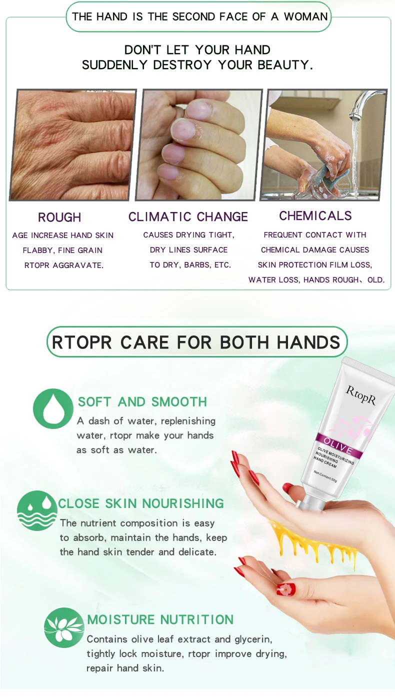 2PCS Olive Oil Serum Repair Hand Cream Lubrication Compact Repair Nourishing Hand Care Moisturizing Whitening Cream Skin Care 2PCS Olive Oil Serum Repair Hand Cream Lubrication Compact Repair Nourishing Hand Care Moisturizing Whitening Cream Skin Care