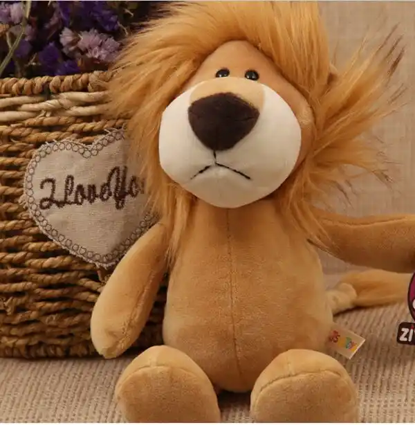 かわいいぬいぐるみライオンおもちゃぬいぐるみラブリーソフトライオン人形ギフト約35センチ Gooum