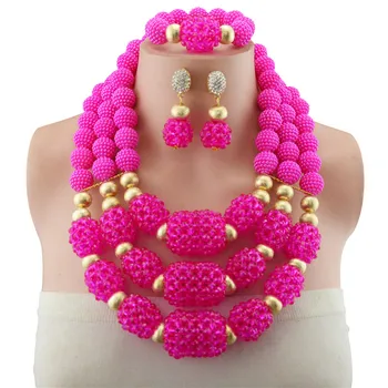 Luxury Nigerian Wedding Copper Beads Jewelry Set Traditional African Wedding Bridal Statement Necklace Set Dubai Free Shipping
Luxury Nigerian Wedding Copper Beads Jewelry Set Traditional African Wedding Bridal Statement Necklace Set Dubai Free Shipping